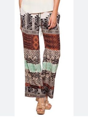 TWELFTH STREET BY CYNTHIA VINCENT PATTERNED PANTS SIZE MEDIUM